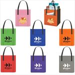 JH3320 Non-Woven Shoppers Pocket Tote Bag With Custom Imprint